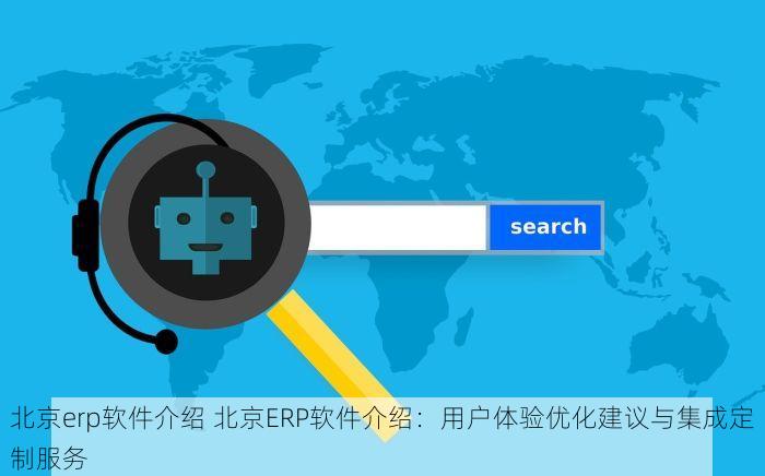 北京erp软件介绍 北京ERP软件介绍：用户体验优化建议与集成定制服务