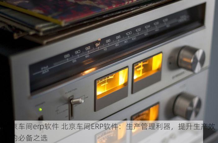 北京车间erp软件 北京车间ERP软件：生产管理利器，提升生产效率的必备之选