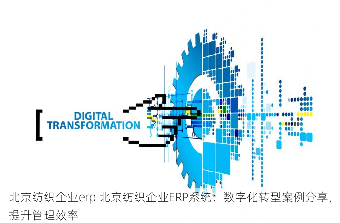 北京纺织企业erp 北京纺织企业ERP系统：数字化转型案例分享，提升管理效率
