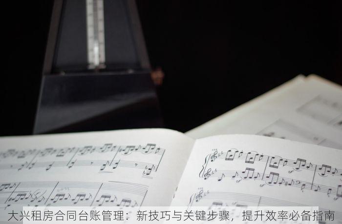 大兴租房合同台账管理：新技巧与关键步骤，提升效率必备指南