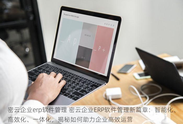 密云企业erp软件管理 密云企业ERP软件管理新篇章：智能化、高效化、一体化，揭秘如何助力企业高效运营