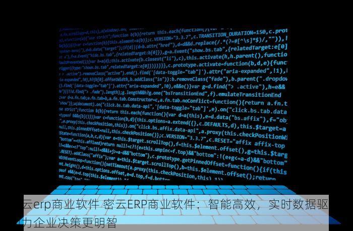 密云erp商业软件 密云ERP商业软件：智能高效，实时数据驱动，助力企业决策更明智