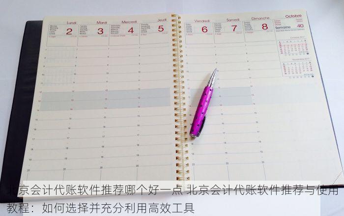 北京会计代账软件推荐哪个好一点 北京会计代账软件推荐与使用教程：如何选择并充分利用高效工具