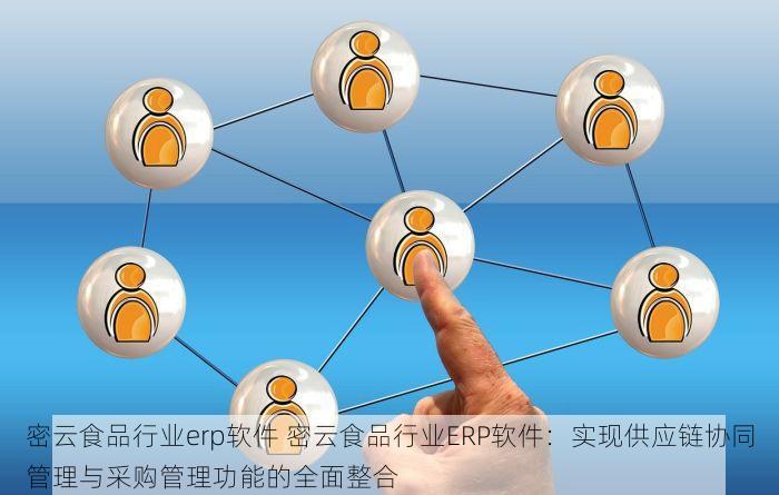 密云食品行业erp软件 密云食品行业ERP软件：实现供应链协同管理与采购管理功能的全面整合