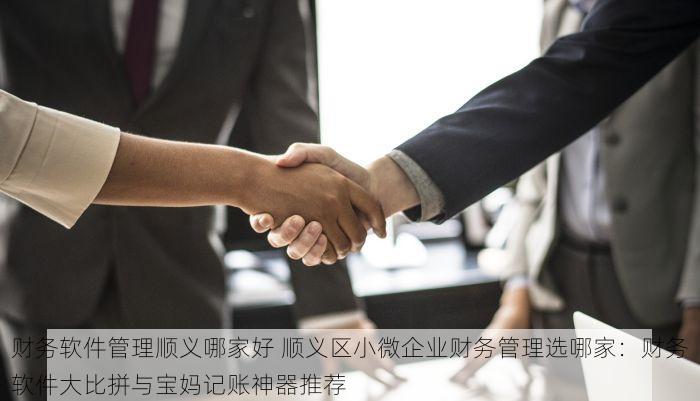 财务软件管理顺义哪家好 顺义区小微企业财务管理选哪家：财务软件大比拼与宝妈记账神器推荐