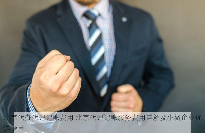 北京代办代理记账费用 北京代理记账服务费用详解及小微企业优选榜单