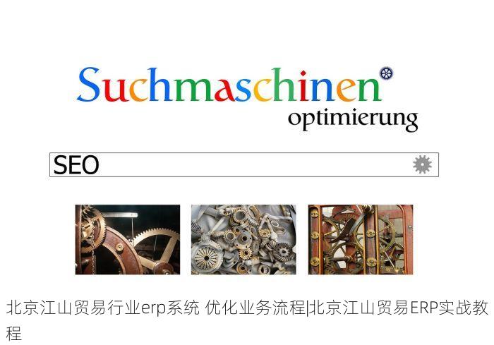 北京江山贸易行业erp系统 优化业务流程|北京江山贸易ERP实战教程