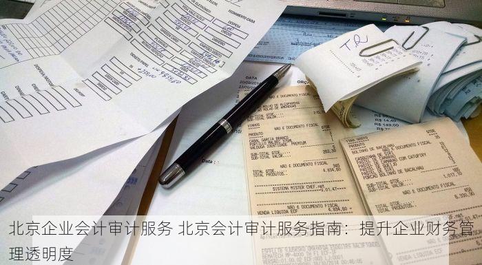 北京企业会计审计服务 北京会计审计服务指南：提升企业财务管理透明度