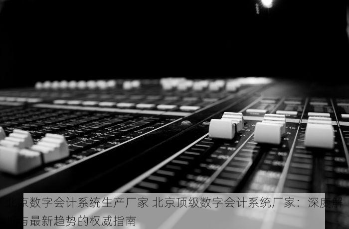 北京数字会计系统生产厂家 北京顶级数字会计系统厂家：深度解析与最新趋势的权威指南