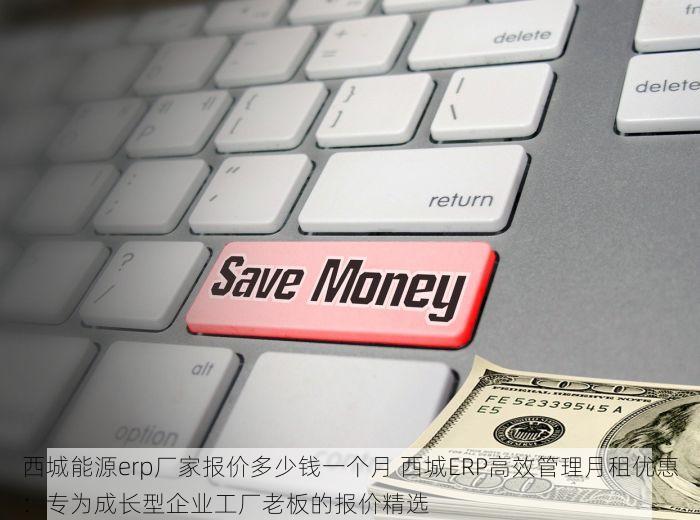 西城能源erp厂家报价多少钱一个月 西城ERP高效管理月租优惠：专为成长型企业工厂老板的报价精选