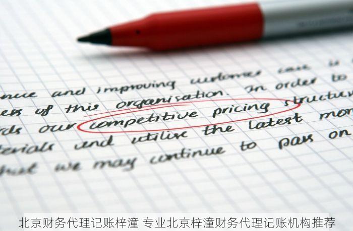 北京财务代理记账梓潼 专业北京梓潼财务代理记账机构推荐