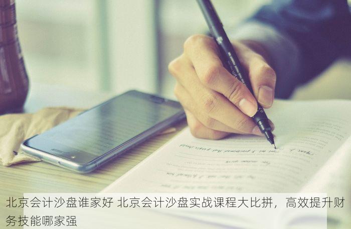 北京会计沙盘谁家好 北京会计沙盘实战课程大比拼，高效提升财务技能哪家强