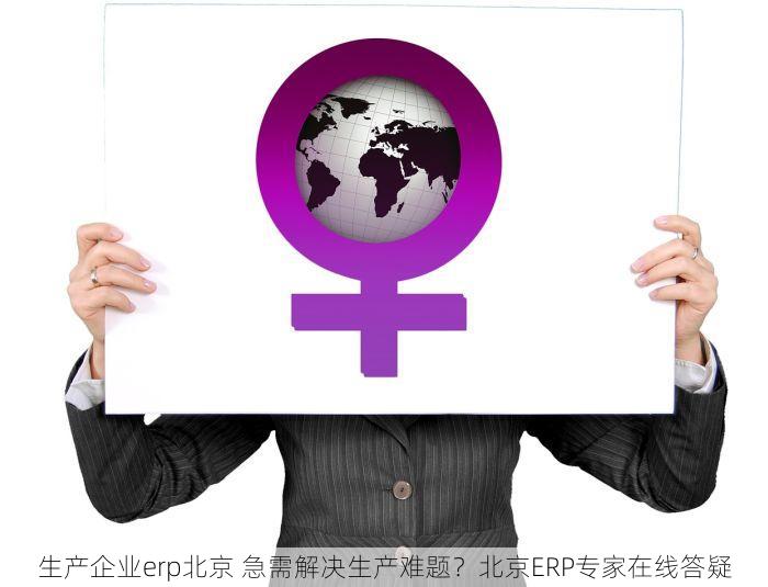 生产企业erp北京 急需解决生产难题？北京ERP专家在线答疑