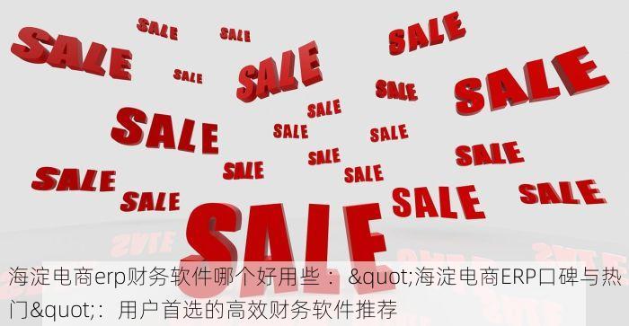 海淀电商erp财务软件哪个好用些 ："海淀电商ERP口碑与热门"：用户首选的高效财务软件推荐