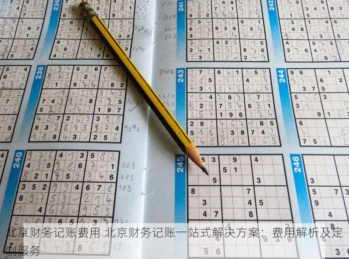北京财务记账费用 北京财务记账一站式解决方案：费用解析及定制服务