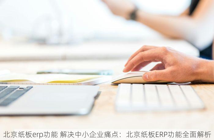 北京纸板erp功能 解决中小企业痛点：北京纸板ERP功能全面解析