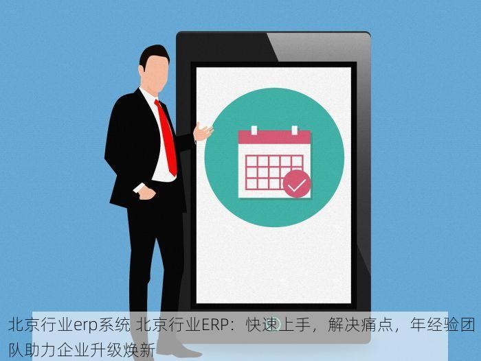 北京行业erp系统 北京行业ERP：快速上手，解决痛点，年经验团队助力企业升级焕新