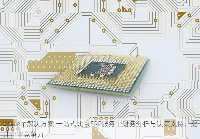 北京erp解决方案 一站式北京ERP服务：财务分析与决策支持，提升企业竞争力