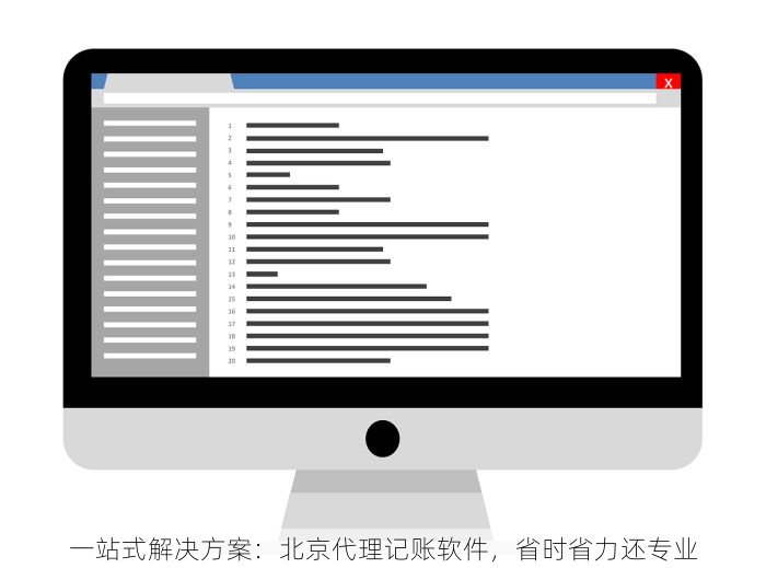 一站式解决方案：北京代理记账软件，省时省力还专业