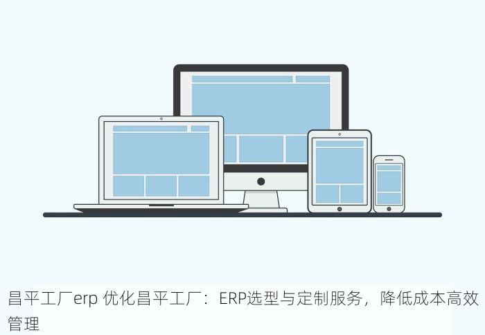 昌平工厂erp 优化昌平工厂：ERP选型与定制服务，降低成本高效管理