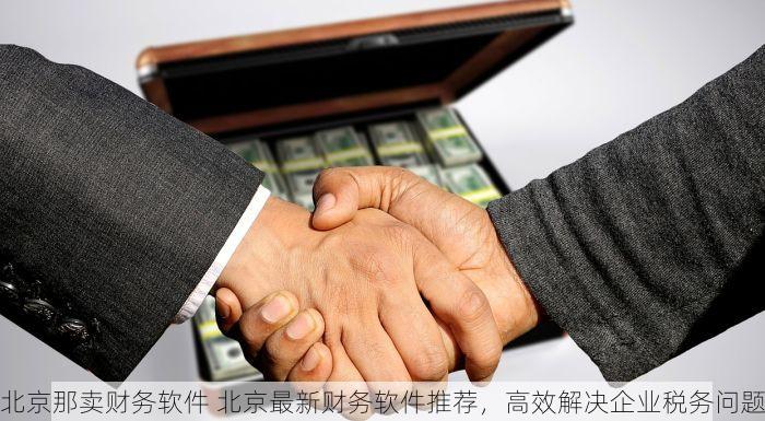 北京那卖财务软件 北京最新财务软件推荐，高效解决企业税务问题