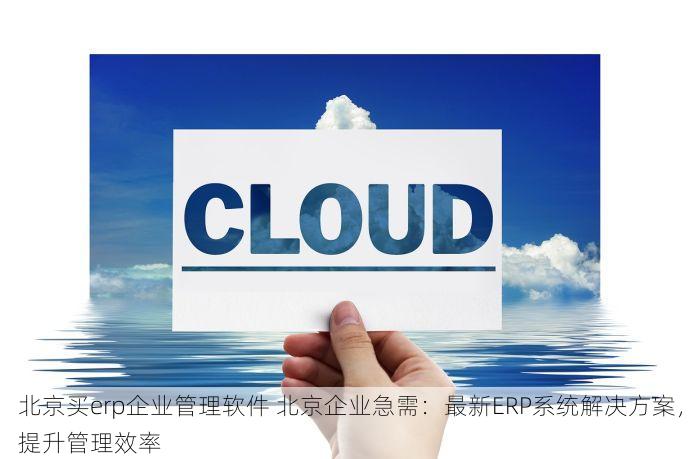 北京买erp企业管理软件 北京企业急需：最新ERP系统解决方案，提升管理效率