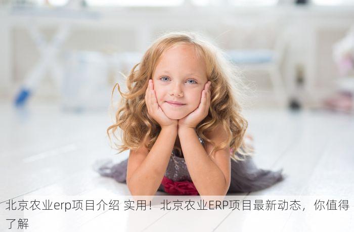 北京农业erp项目介绍 实用！北京农业ERP项目最新动态，你值得了解