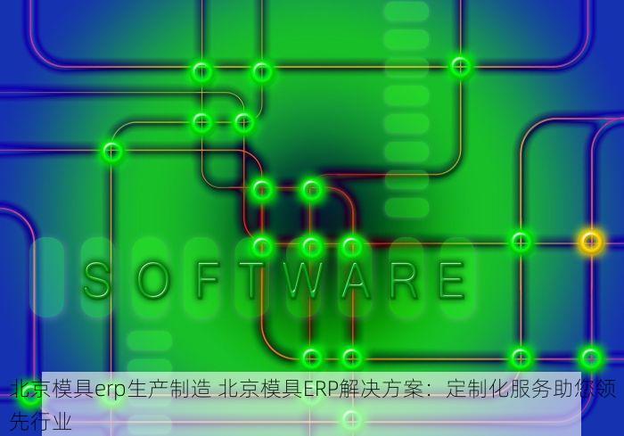 北京模具erp生产制造 北京模具ERP解决方案：定制化服务助您领先行业