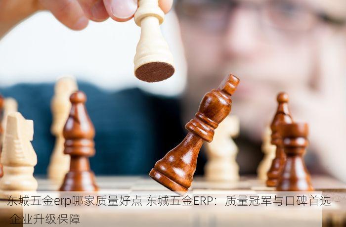 东城五金erp哪家质量好点 东城五金ERP：质量冠军与口碑首选 – 企业升级保障