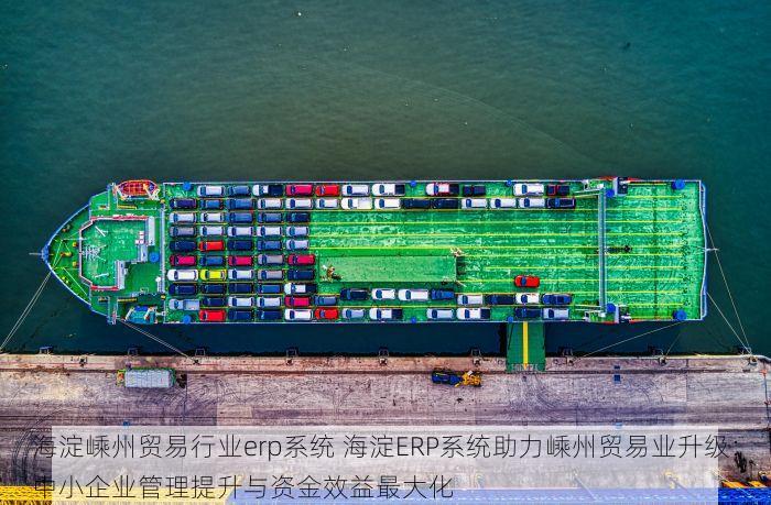 海淀嵊州贸易行业erp系统 海淀ERP系统助力嵊州贸易业升级：中小企业管理提升与资金效益最大化