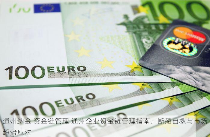 通州纳金 资金链管理 通州企业资金链管理指南：断裂自救与市场趋势应对