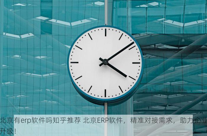 北京有erp软件吗知乎推荐 北京ERP软件，精准对接需求，助力企业升级！