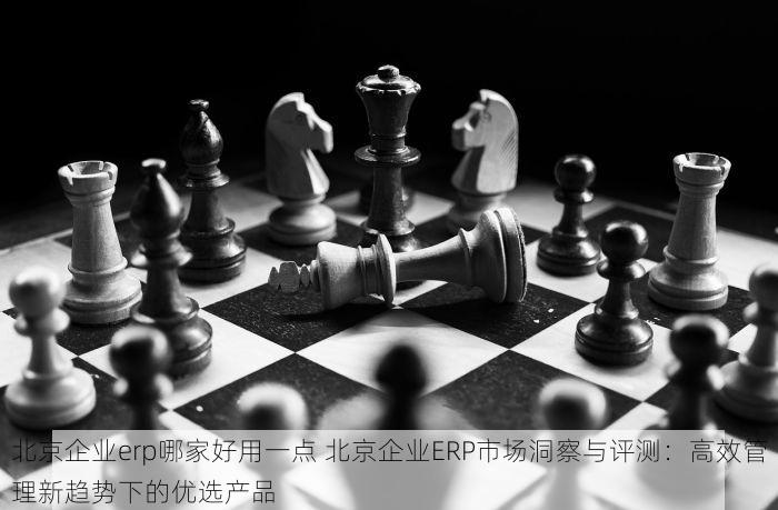 北京企业erp哪家好用一点 北京企业ERP市场洞察与评测：高效管理新趋势下的优选产品
