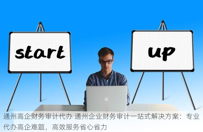 通州高企财务审计代办 通州企业财务审计一站式解决方案：专业代办高企难题，高效服务省心省力