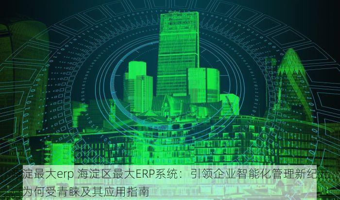 海淀最大erp 海淀区最大ERP系统：引领企业智能化管理新纪元，为何受青睐及其应用指南