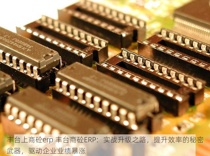 丰台上商砼erp 丰台商砼ERP：实战升级之路，提升效率的秘密武器，驱动企业业绩暴涨