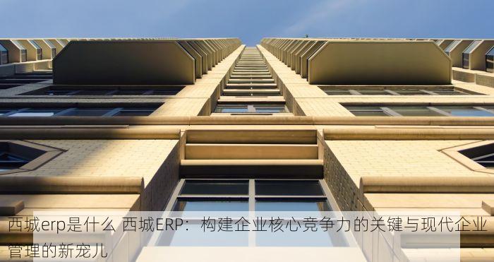 西城erp是什么 西城ERP：构建企业核心竞争力的关键与现代企业管理的新宠儿