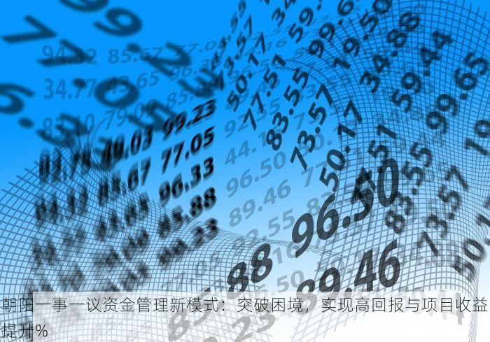 朝阳一事一议资金管理新模式：突破困境，实现高回报与项目收益提升%