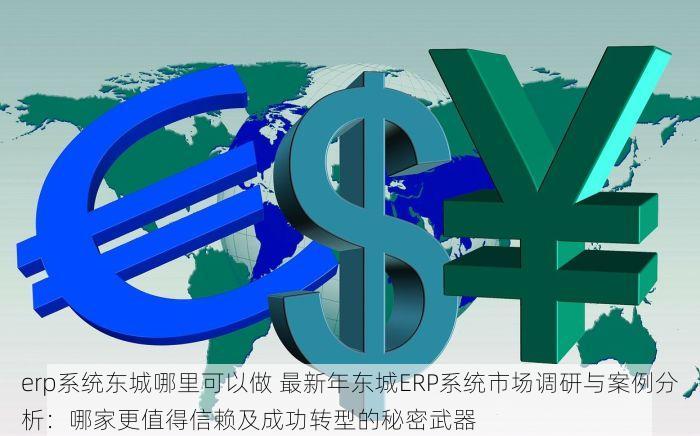 erp系统东城哪里可以做 最新年东城ERP系统市场调研与案例分析：哪家更值得信赖及成功转型的秘密武器