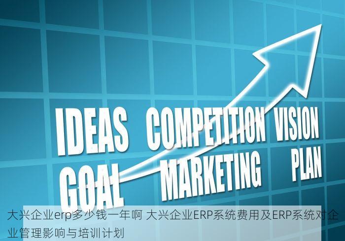 大兴企业erp多少钱一年啊 大兴企业ERP系统费用及ERP系统对企业管理影响与培训计划