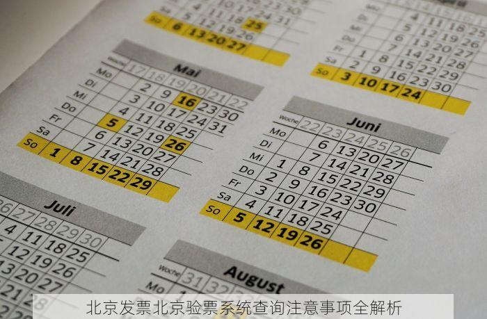 北京发票北京验票系统查询注意事项全解析