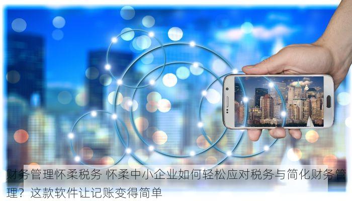 财务管理怀柔税务 怀柔中小企业如何轻松应对税务与简化财务管理？这款软件让记账变得简单