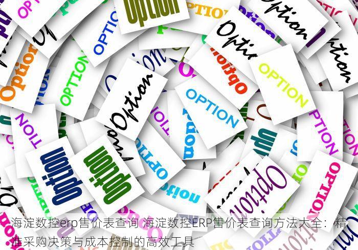 海淀数控erp售价表查询 海淀数控ERP售价表查询方法大全：精准采购决策与成本控制的高效工具