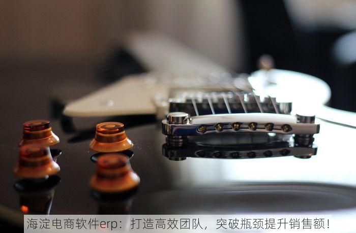 海淀电商软件erp：打造高效团队，突破瓶颈提升销售额！