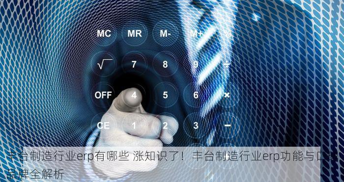 丰台制造行业erp有哪些 涨知识了！丰台制造行业erp功能与口碑品牌全解析