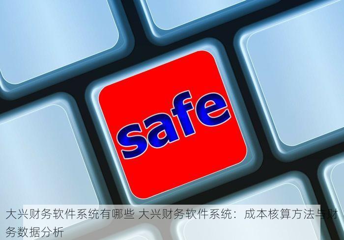 大兴财务软件系统有哪些 大兴财务软件系统：成本核算方法与财务数据分析