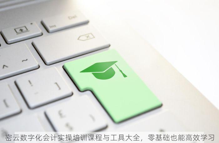 密云数字化会计实操培训课程与工具大全，零基础也能高效学习
