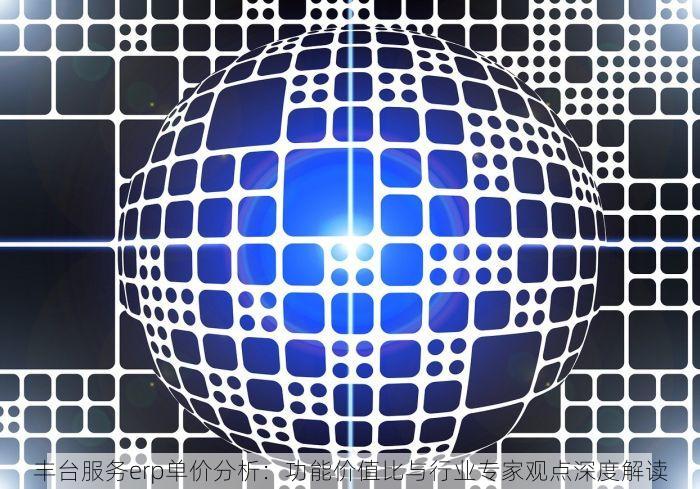 丰台服务erp单价分析：功能价值比与行业专家观点深度解读