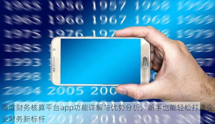 海淀财务核算平台app功能详解与优势分析，新手也能轻松打造企业财务新标杆