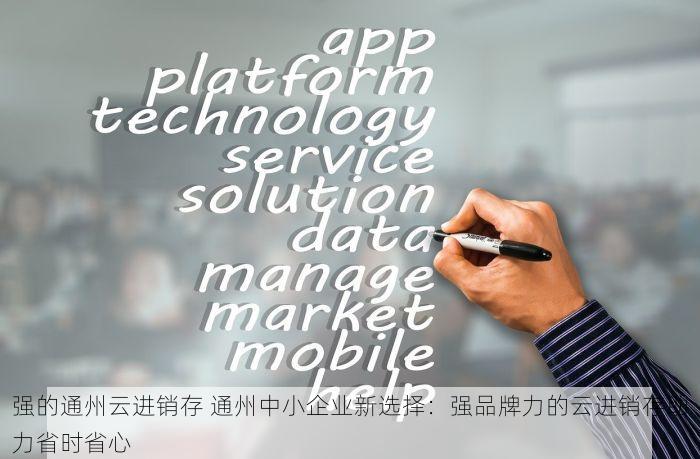 强的通州云进销存 通州中小企业新选择：强品牌力的云进销存助力省时省心